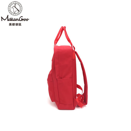 美都袋鼠/MDKANGROO
多功能休闲时尚简约男女同款双肩包   MDXXB4013-K（红色） 商品图4