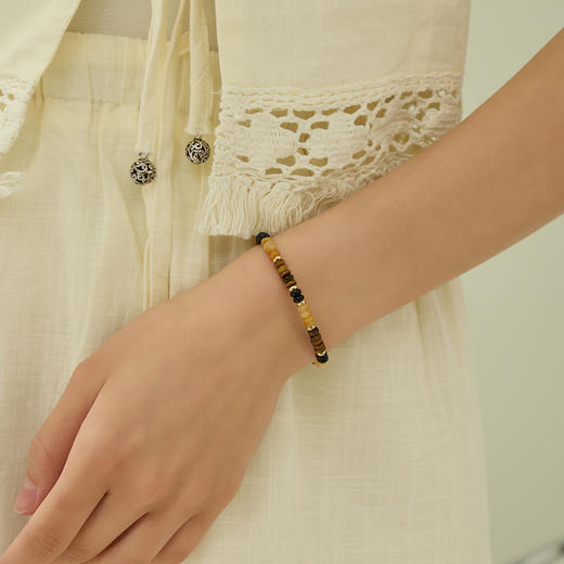 ARSIS｜秘密花园系列 虎眼财运串珠手链 商品图3
