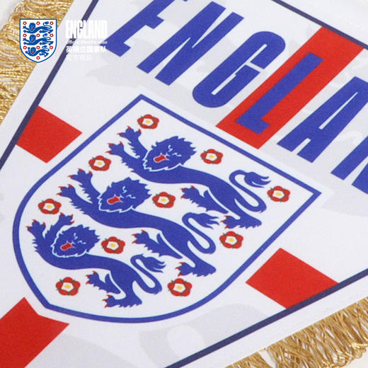 【官方正版】英格兰国 家队 | 三角队旗双面队徽款球迷周边 商品图4
