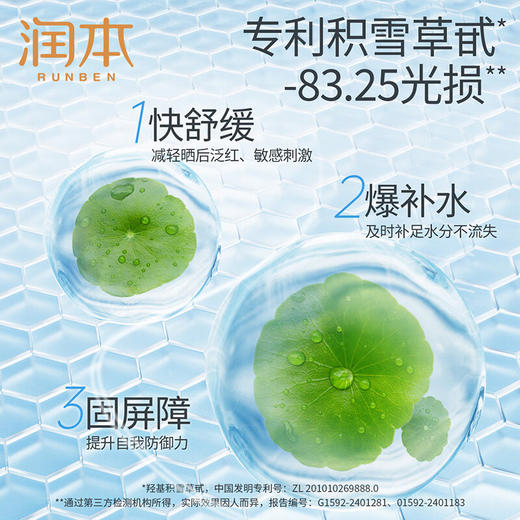 润本积雪草舒缓冰川喷雾99ml 商品图4