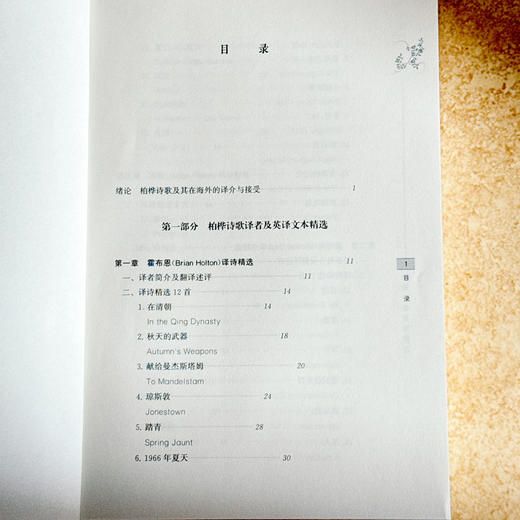柏桦诗歌英译精选 杨安文 中国当代诗歌 汉英对照 六点图书 商品图6
