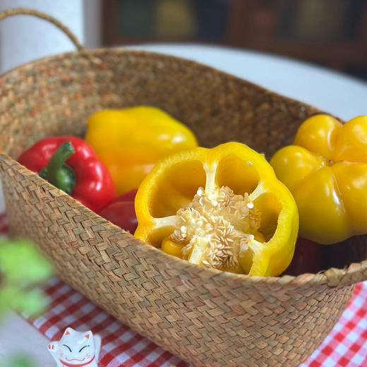 【京东包邮】清脆爽口 低卡轻体 | 水果彩椒/黄红彩椒 新鲜蔬菜 生食沙拉炒菜烤串甜椒汉堡 怎么都好吃 3斤/4.5斤 商品图2