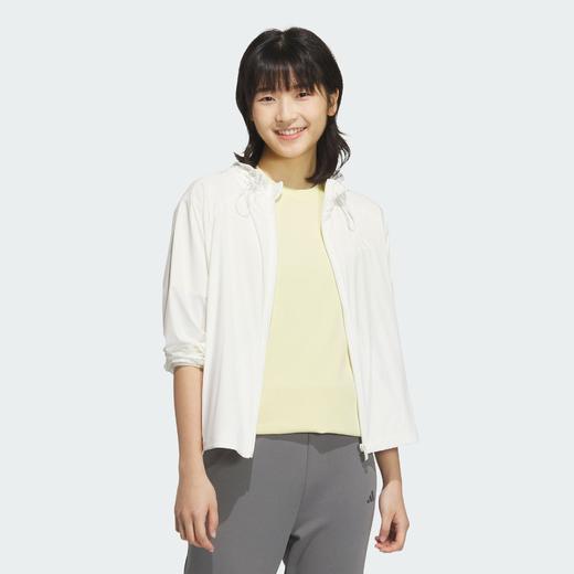 Adidas阿迪达斯WINDBREAKER 防晒UPF50+凉感运动休闲连帽夹克外套JN0705 商品图1
