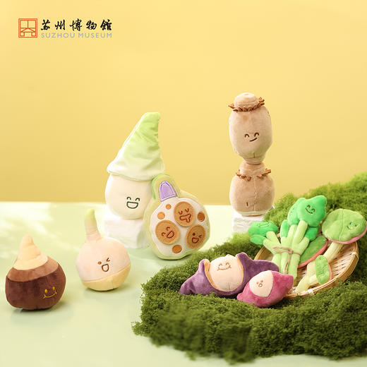 苏州博物馆 水八仙毛绒挂件 商品图1