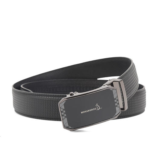 美都袋鼠/MDKANGROO 男士商务通勤正装西服黑色自动扣皮带礼盒MD312AM206-DA-M2 商品图4