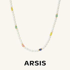 ARSIS｜秘密花园系列 撞色米珠串珠项链