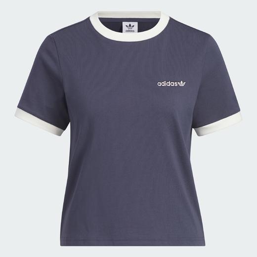 Adidas阿迪达斯RETRO CAMP GRAPHIC T-SHIRT 经典复古纯棉运动短袖圆领T恤JM7973 商品图5