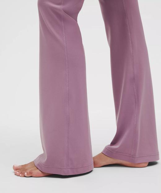 神仙姐姐同款！lululemon Groove Nulu高腰微喇叭裤 烟熏玫瑰色 商品图2