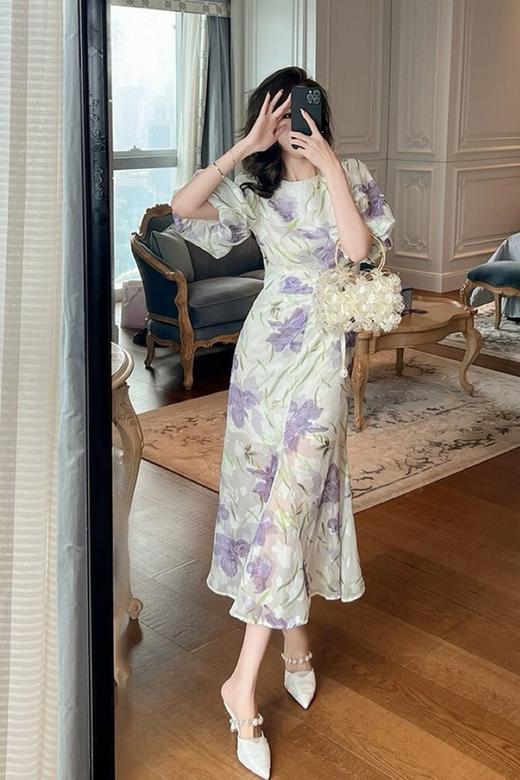 Le Malene 气质法式优雅印花连衣裙 20335 商品图2