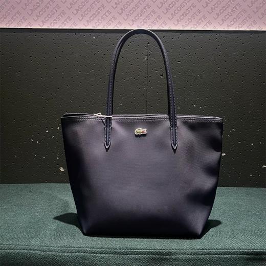 【5.9折】5楼法国鳄鱼LACOSTE女士秋季时尚纯色斜挎单肩手提包NF2037PO吊牌价990折后价590 商品图0