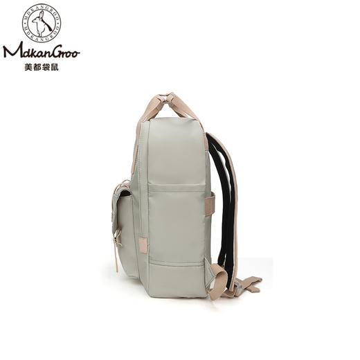 美都袋鼠/MDKANGROO
多功能休闲时尚妈咪包双肩包MDXXB4012-LV（苹果绿） 商品图4