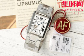 卡地亚Tank AF坦克系列 中号 女士石英腕表
【表壳】表盘尺寸：中号33.7mm*25.5mm