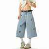 【YW】无忧购男士宽松阔腿复古牛仔七分短裤535（截单后3-5天发货) 商品缩略图6