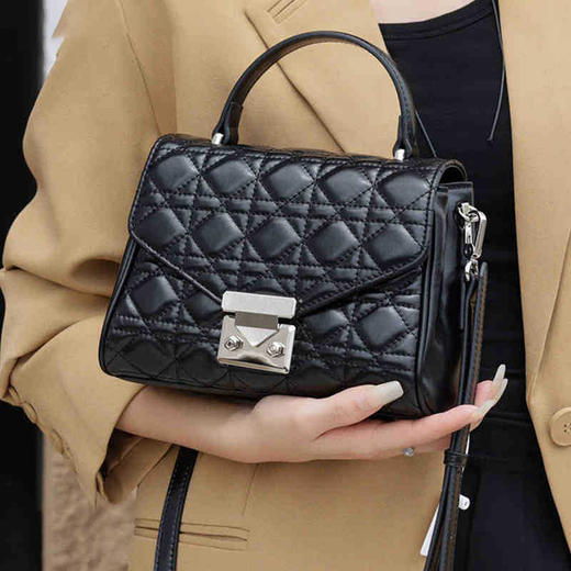 【预售3天】2025春季新款小众复古斜挎包高级感女士通勤手提包SX007 商品图1