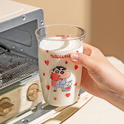 摩登主妇&蜡笔小新 玻璃杯情侣对杯高颜值杯子家用水杯果汁杯 商品图3