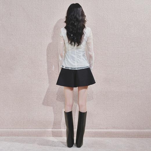 MAXRIENY2025秋冬浪漫复古风情高腰A字版显瘦百搭短裤裙裤 商品图3