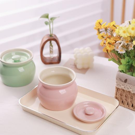 【双色养生炖罐】新款瓦罐陶瓷炖盅福安炖罐隔水带盖汤罐沙县家用蒸蛋碗 商品图4