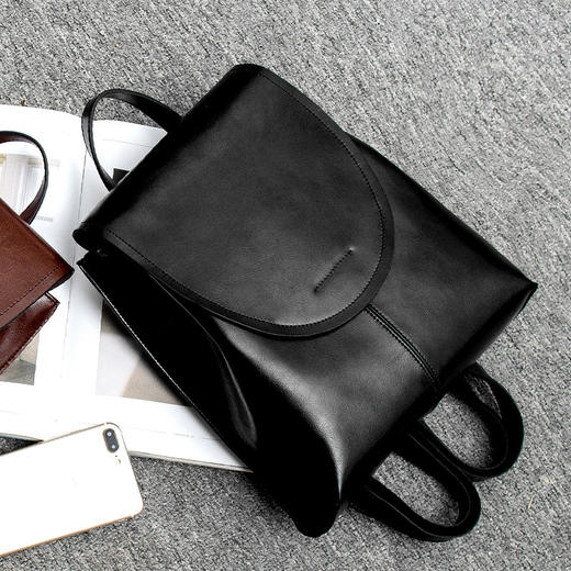 【预售3天】2025新款女包复古学院女士双肩包背包S2612 商品图6