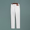 「自」全新升级【铂金会员165/天猫219/差价54】(35148)洛诗琳2025四面弹白色休闲百搭直筒裤烟管高腰显瘦牛仔裤 商品缩略图2