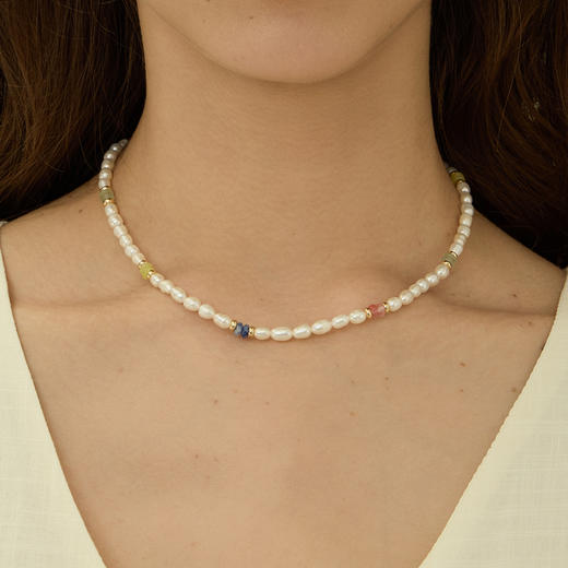 ARSIS｜秘密花园系列 撞色米珠串珠项链 商品图3