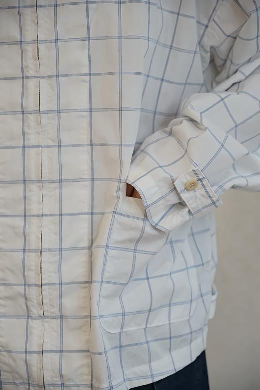 HARVESTY 格纹拉链薄外套 商品图2