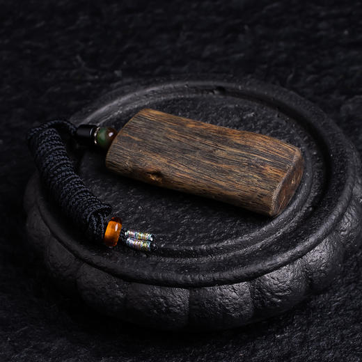 XY0381天然沉香随切平安无事牌 商品图6