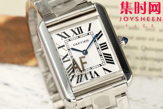 卡地亚Tank AF坦克系列 小号 女士石英腕表
【表壳】表盘尺寸：小号29.5mm*22mm 商品图1