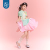 年衣童装连衣裙女童25夏季新款国风中式甜美莓莓鹦鹦连衣裙 商品缩略图4