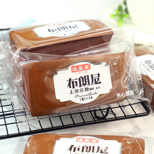 【糖友口”福“❗️布朗尼蛋糕】甄选品质原料制作，特别添加木糖醇，更加适合忌糖人士，助力健康养生，减轻身体负担，传统糕点老人早餐代餐饱腹下午茶休闲零食L 商品图3