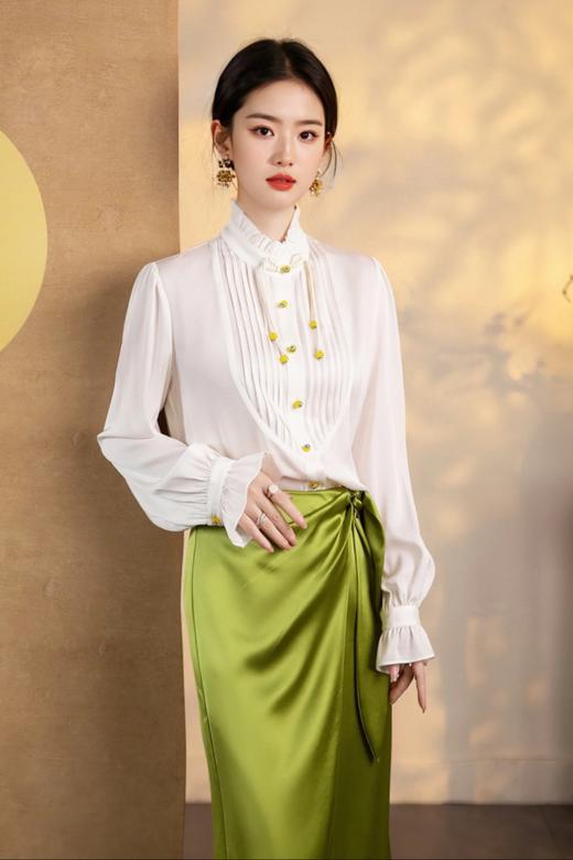 ELLA JADE 醋酸系带半身裙 20328 商品图4