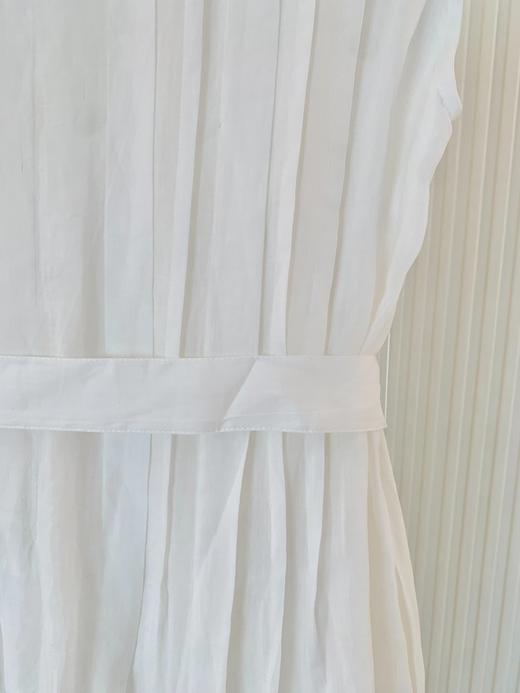 【高品质私服】【IC白色苎麻平纹布中长连衣裙】轻薄柔软，亲肤舒适，纤维强韧G1406-CC【无标出货 介意慎拍】 商品图13