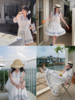 浮生八记/25A058/25A059/法式复古航海系重工花朵刺绣上衣半裙 商品缩略图3