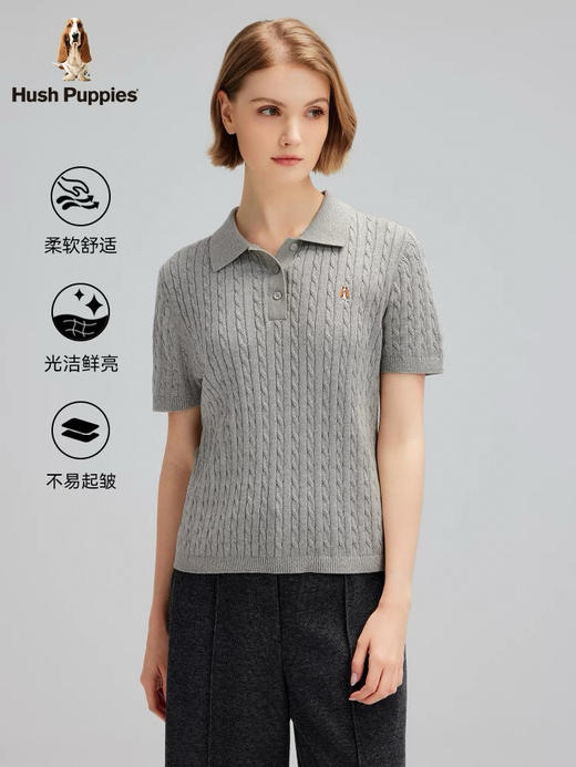 代工厂出！ 暇b士经典polo领小麻花短袖T恤！ 商品图1