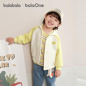 巴拉巴拉宝宝外套儿童上衣2025新款秋装复古美式提花小动物插肩袖