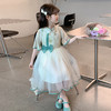 童裙女童国风连衣裙夏季新款薄款2025可爱女孩纱裙公主裙 商品缩略图2