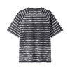 gxg.jeans男装  条纹撞色插肩袖宽松休闲圆领短袖T恤男 25夏热卖 商品缩略图1