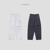THESOONG"松弛新章"100%棉舒适呼吸感抽绳收脚中腰休闲裤HWKZ6480 商品缩略图2