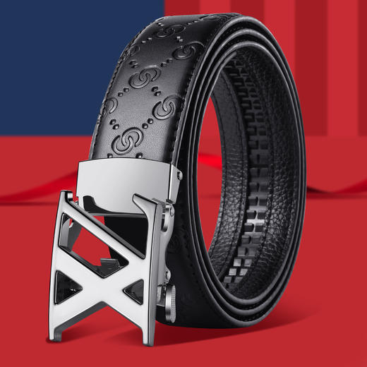 【每个男人都需要一条好皮带】保罗皮带男士字母腰带直播自动扣商务休闲时尚裤带。ry 商品图4