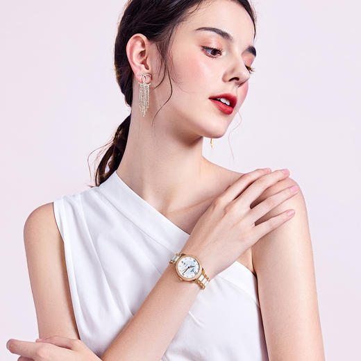 V5635-0128L依波EBOHR  蝶恋花系列女士女生礼物时尚学生手表石英女表正品5635  (没电) 商品图4