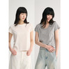 MAISON CECILE 四色/基础款桑蚕丝羊毛混纺软糯亲肤圆领/U领T恤 商品缩略图0