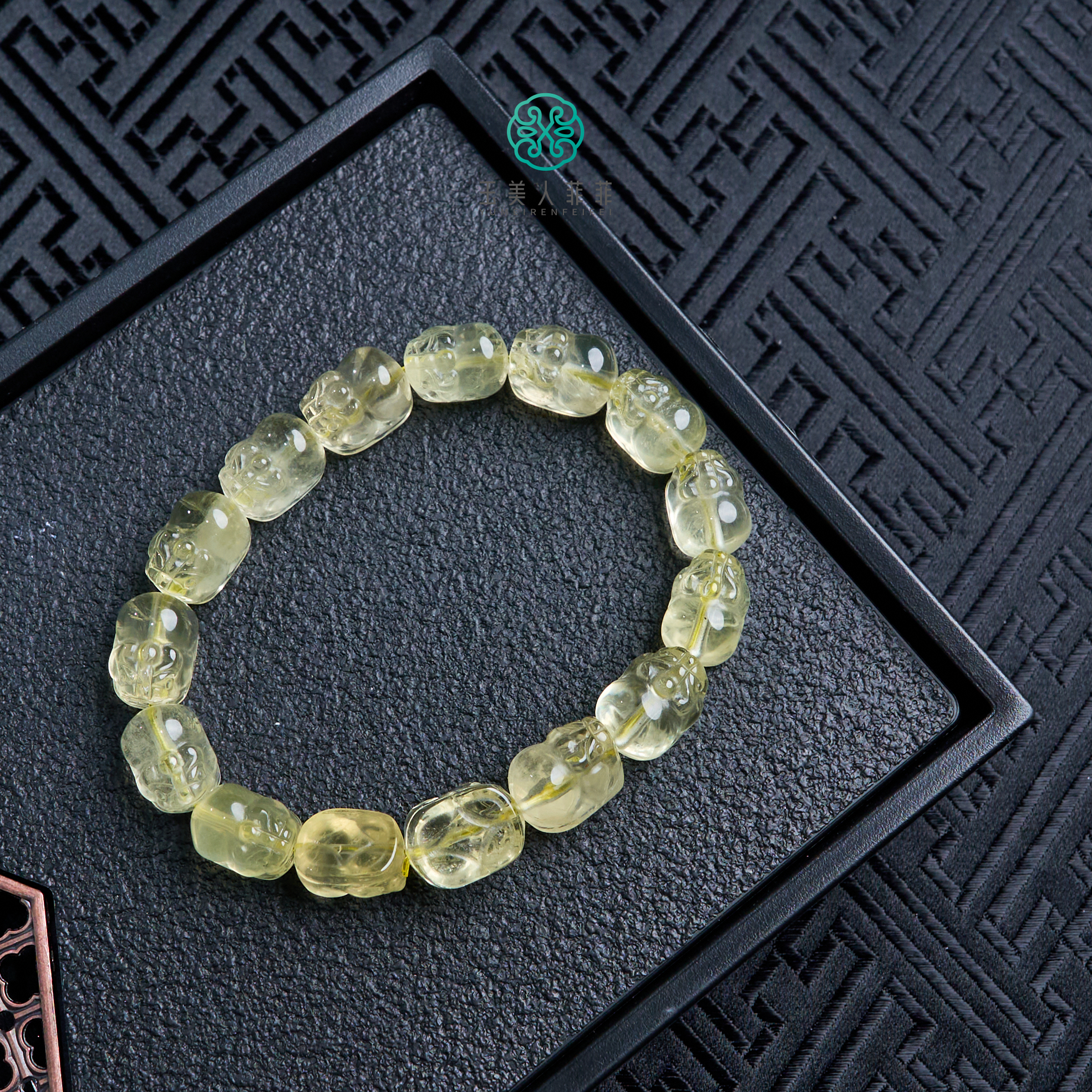 D水晶单圈-貔貅黄水晶手串10mm