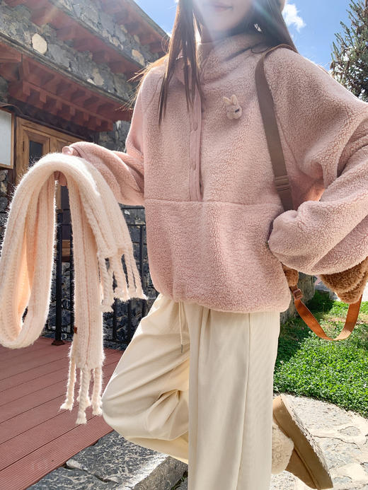 【折后再享2件88折】 秋冬品质现货，反季大清仓！抢到就是赚到！羊羔毛连帽卫衣 日常259.99/件 立减130 秒杀129.99/件！！ 商品图6