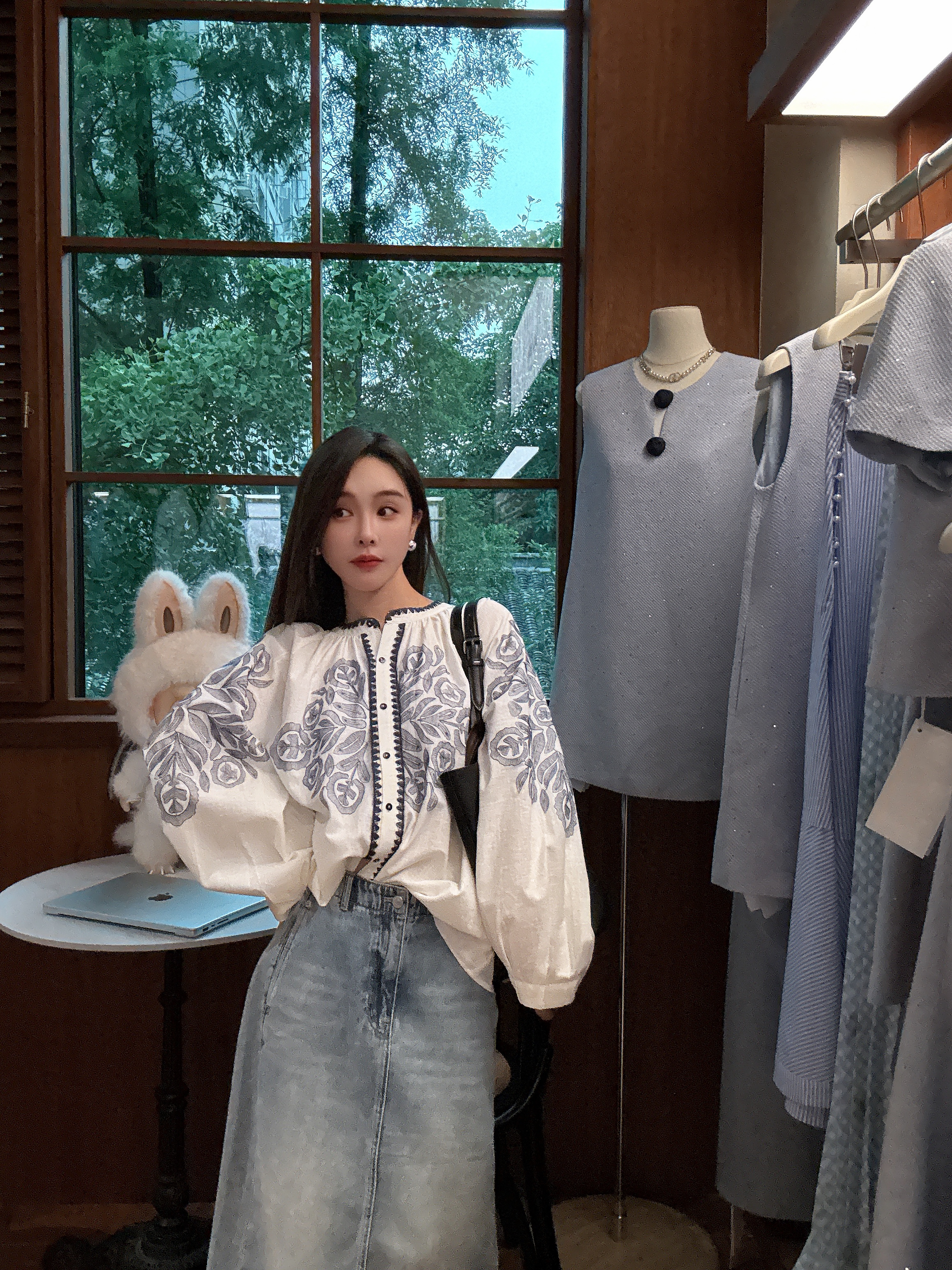 PIANAI冷小姐#  牛仔半裙