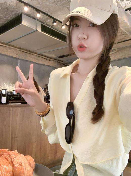 <曾小咸推荐>现货秒杀！卖完不补 ！微信打折价！假两件防晒长袖衬衫 日常169.99/件 立减90 秒杀79.99/件！！ 商品图9