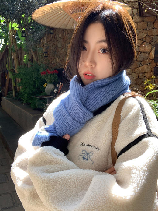 <曾小咸推荐>现货秒杀 ！微信超特价！ 羊羔毛棒球服外套 日常299.99 立减150 秒杀149.99！！ 商品图5