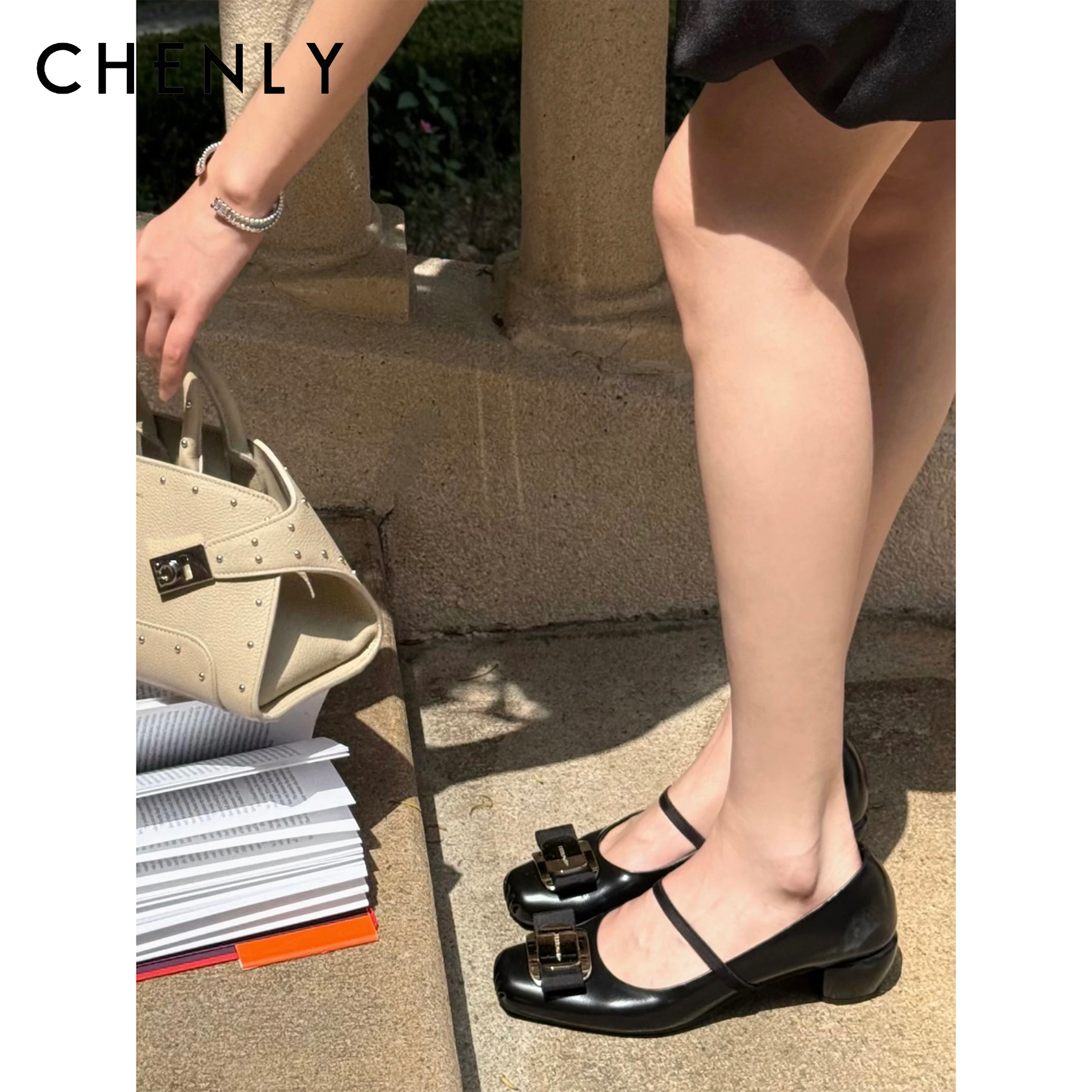 尘衣｜25春夏芭蕾舞粗跟厚底鞋