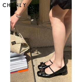 尘衣｜25春夏芭蕾舞粗跟厚底鞋