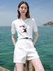 【百图lulu定制】【小白短裤】【赠送皮带】 慵懒风 南法假日 显瘦 休闲裤 短裤 商品缩略图7