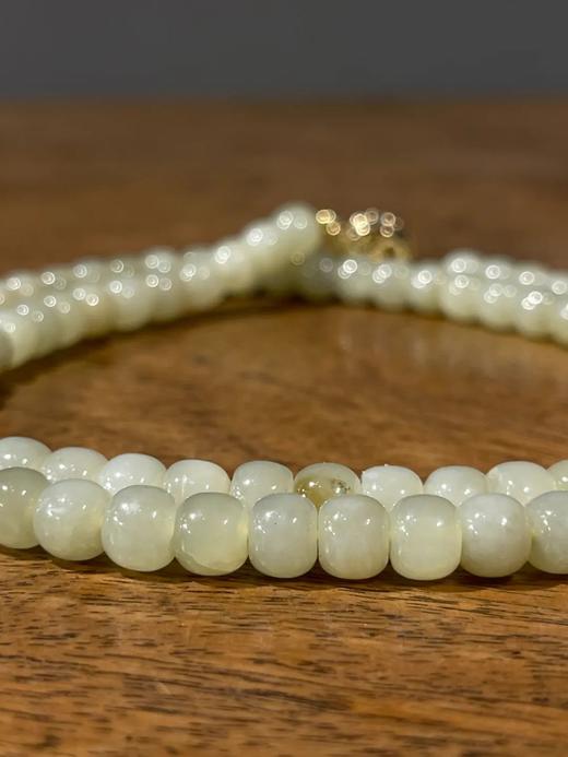 且末藍和田玉鼓珠項链与耳坠套组，顺丰包邮 商品图11