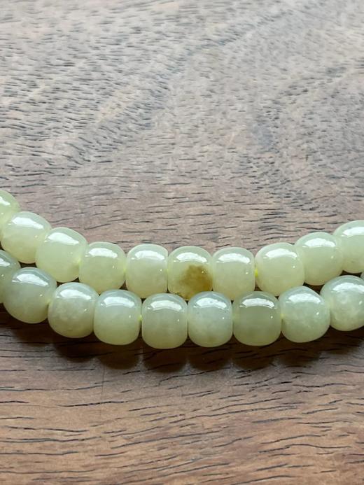 且末藍和田玉鼓珠項链与耳坠套组，顺丰包邮 商品图8